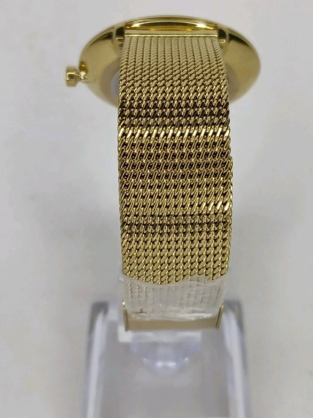 Juicy Couture Gold Tone Mesh Band Womens Quartz Watch JC.113.3.34.0895